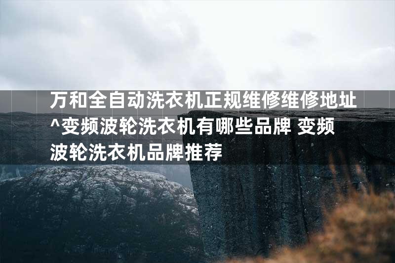 万和全自动洗衣机正规维修维修地址^变频波轮洗衣机有哪些品牌 变频波轮洗衣机品牌推荐